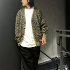LEOPARD MOHAIR CARDIGAN #BEIGE [24FW-WMK-KN12]