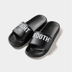BIG LABEL SLIDE SANDAL #Black [SU26-A09]