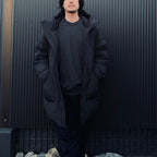 TECH 2WAY CADET DOWN PARKA #BLACK [BW-42026W]