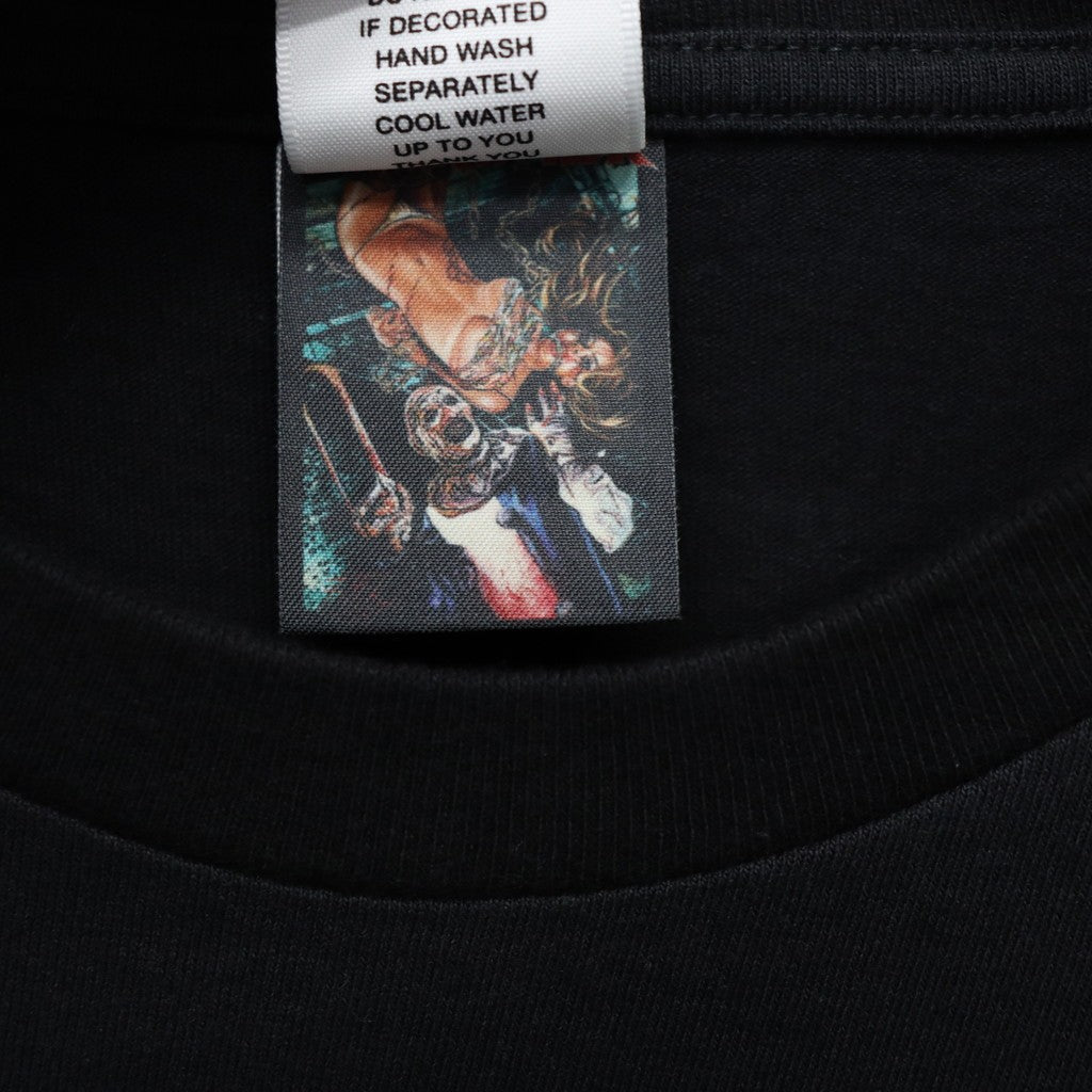 TERRIFIER | WASHED HEAVY WEIGHT CREW NECK T-SHIRT ( TYPE-4 ) #BLACK [TERRIFIER-WM-WT04]