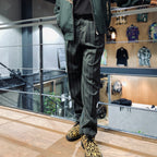 PLEATED TROUSERS -TYPE 2- #D-KHAKI [23FW-WMP-TR26]