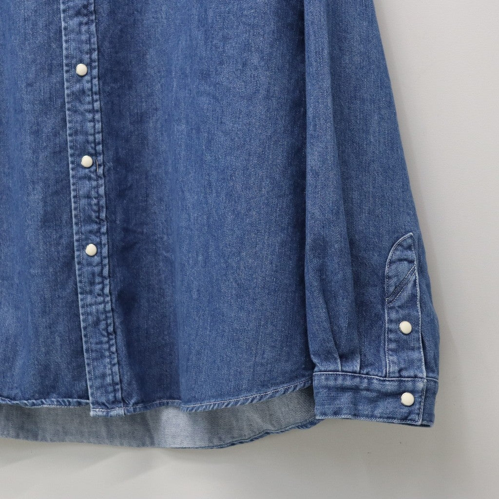 BRIGHT DENIM SHIRTS #USED WASH [S2621102]