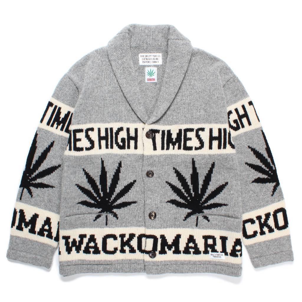 HIGHTIMES | COWICHAN SWEATER #GRAY [HIGHTIMES-WM-KN04]