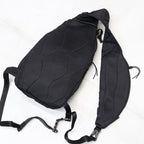 NYLON B CROSSBODY BACKPACK #BLACK 999 [RCCMAC735A]