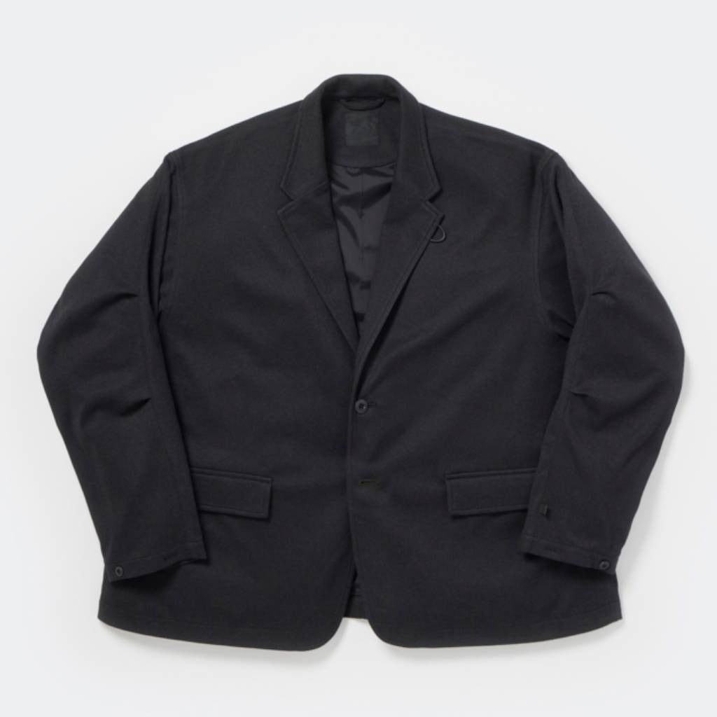 TECH LOOSE 2B JACKET FLANNEL & TECH EASY TROUSERS FLANNEL #CHARCOAL [BJ-32026W / BP-39026W]