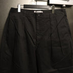 斜紋波西米亞長褲 #黑色 [24SS-B06]