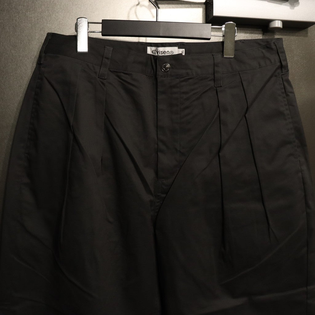 斜紋波西米亞長褲 #黑色 [24SS-B06]