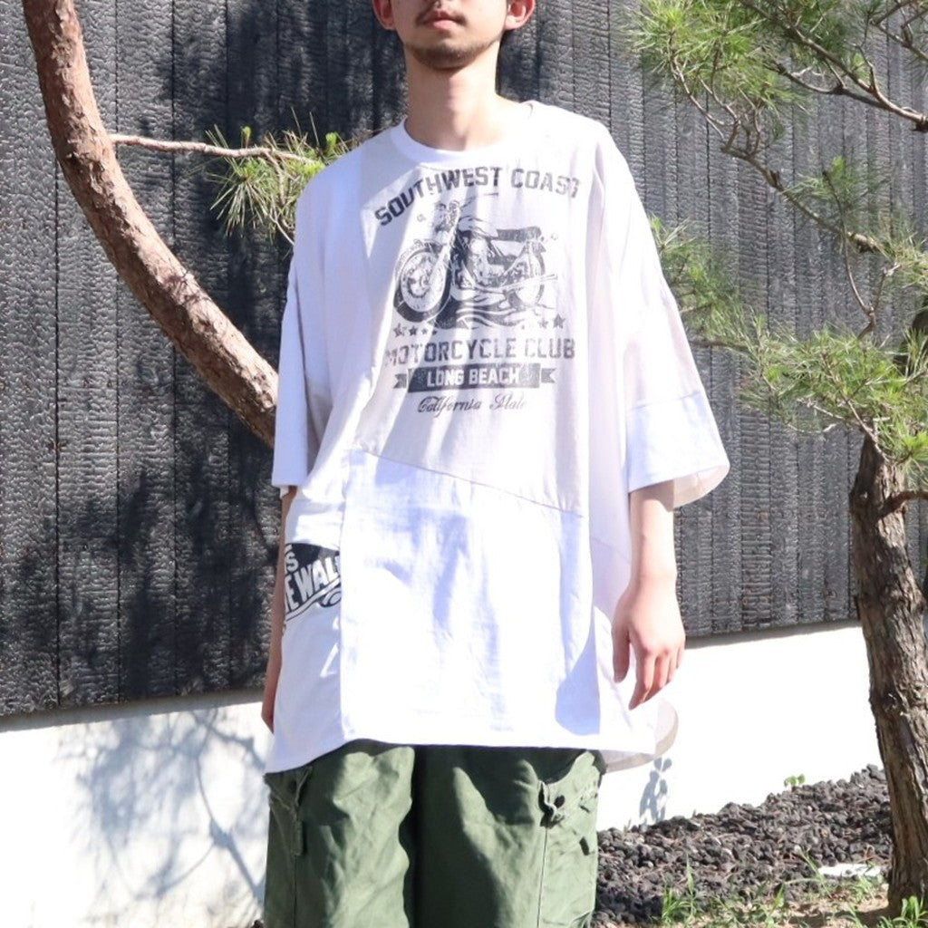 PUZZLE TEE B #WHITE [C2647909B]