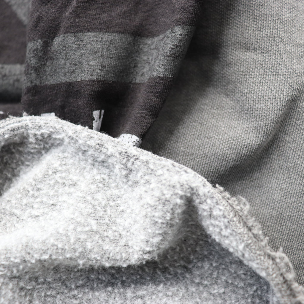 Bootleg Layered Crew Sweat (A MAN'S SHADOW) #AGED BLACK [M-P2-BG3]