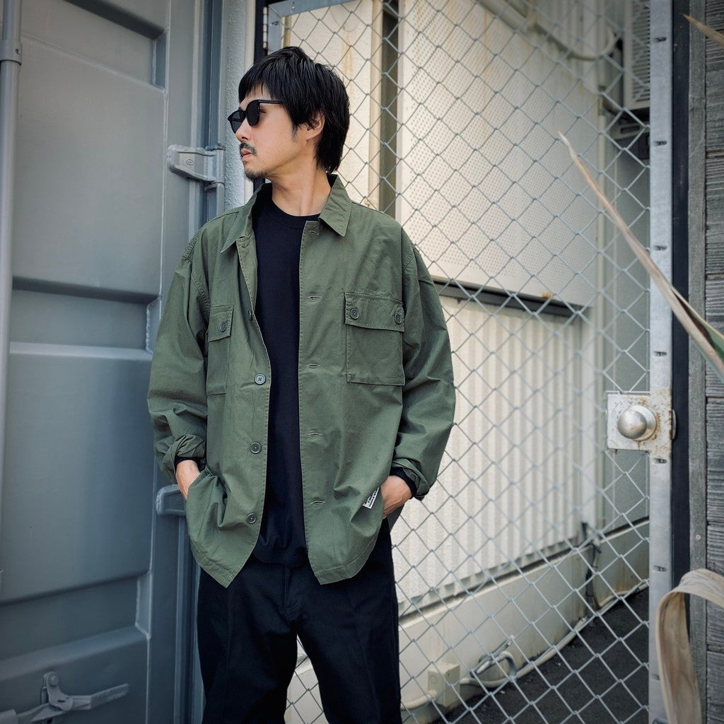 ARMY SHIRT ( TYPE-1 ) #KHAKI [25FWE-WMO-ML03] - cocorozashi 三重県