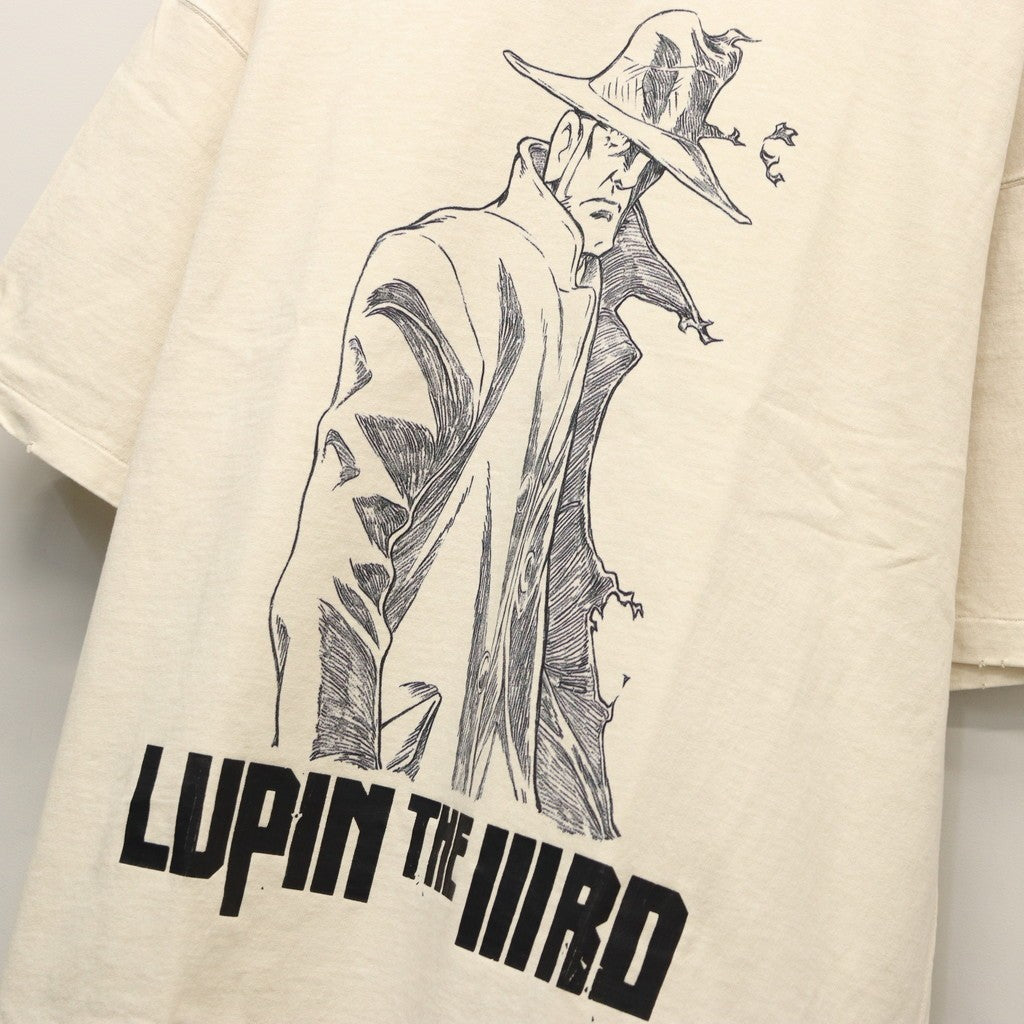 LUPIN THE 3rd | S/S T-Shirt (ZENIGATA / LUPIN) #WHITE [TLPM25AM002