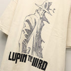 LUPIN THE 3rd | S/S T-Shirt (ZENIGATA / LUPIN) #WHITE [TLPM25AM002]
