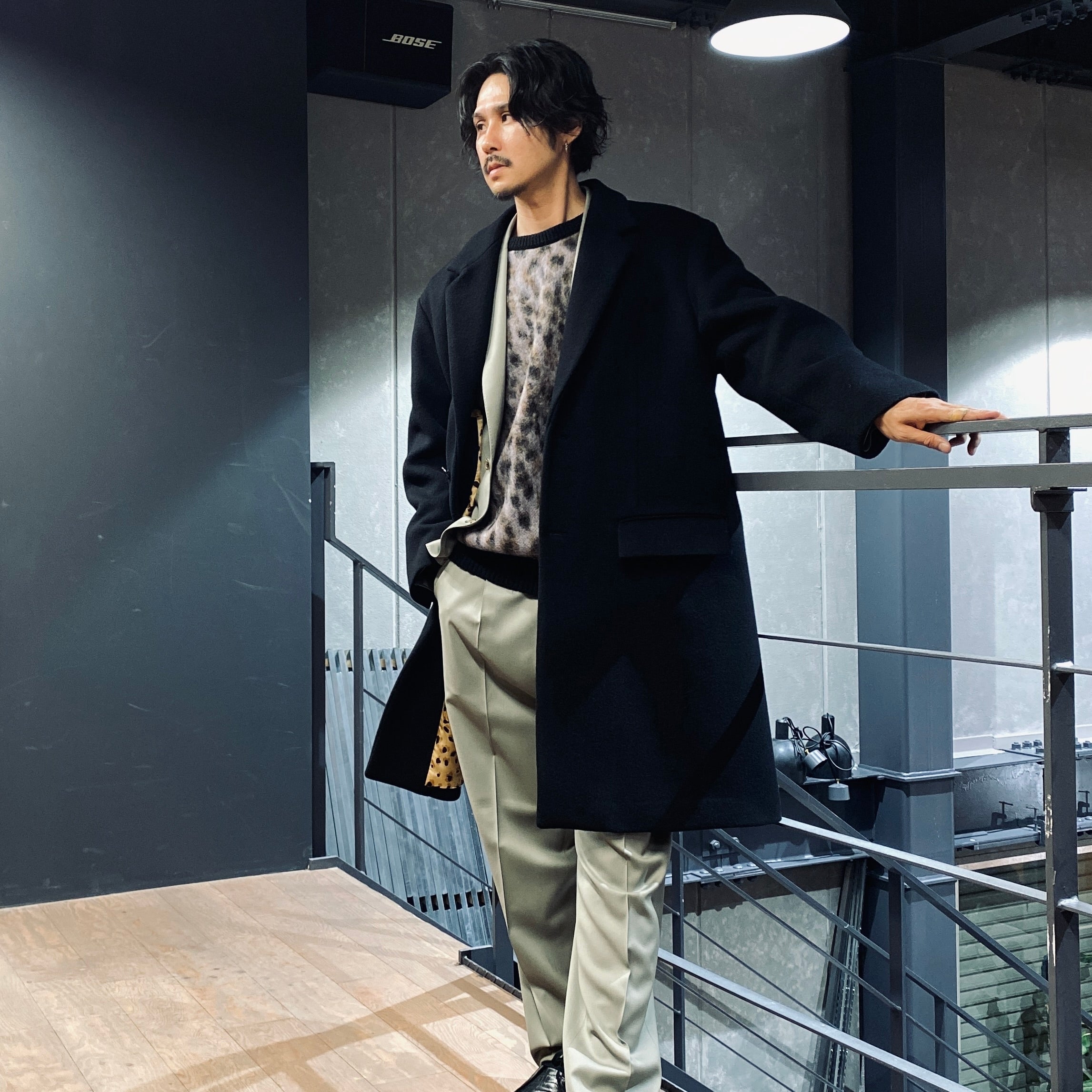 CHESTERFIELD COAT -A- -TYPE 2- #BLACK [23FW-WMO-CO04]