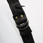 Early Morning | DEERSKIN LARGE MESSENGER BAG #BLACK [EM0924403]