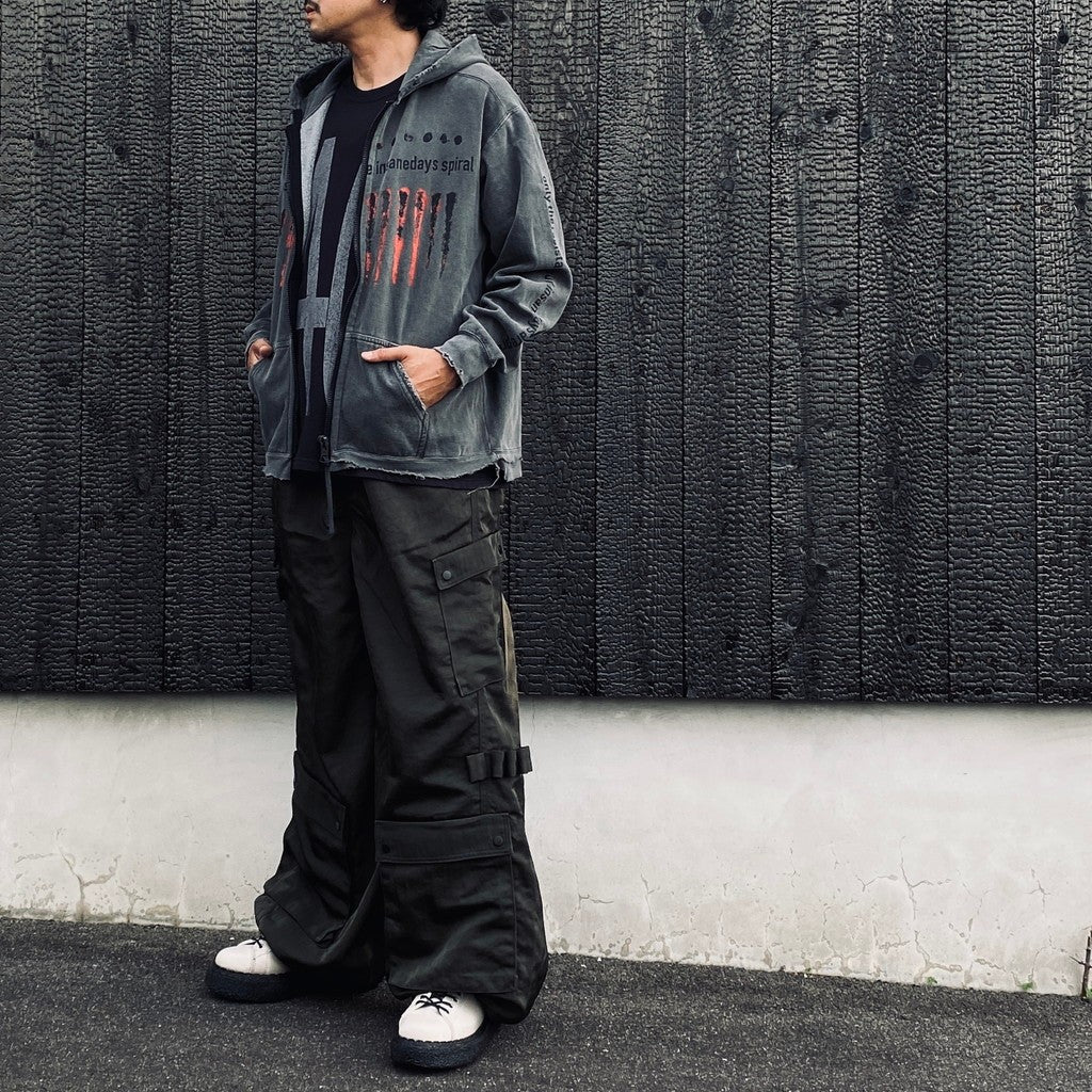 Twist Nylon Cargo Pants (HEAVY NYLON TWILL) #OLIVE [M-P4-PT10]