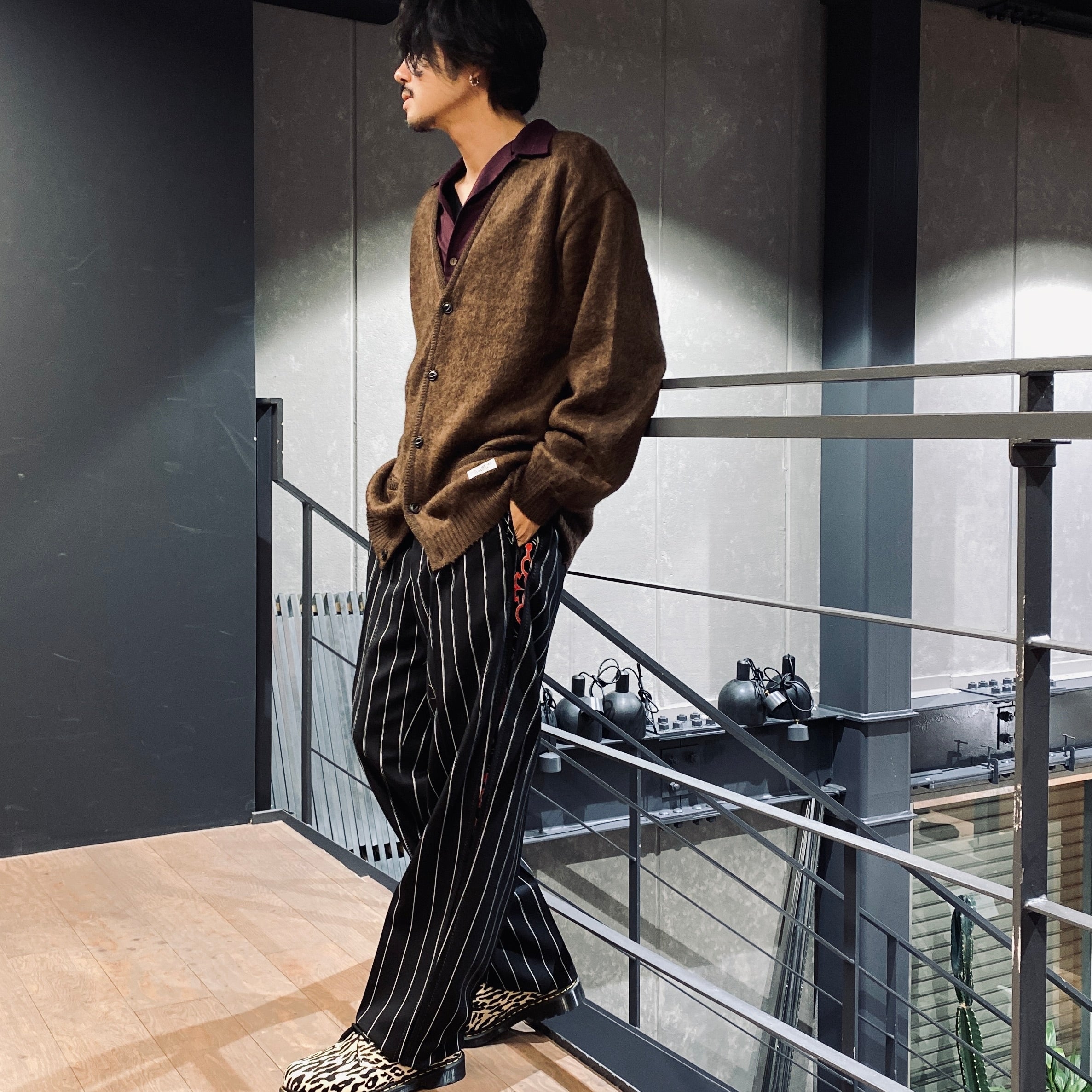 WOLF'S HEAD | ROCKABILLY PANTS -TYPE 3- #BLACK/BLACK [WOLFSHEAD-WM-PT17]