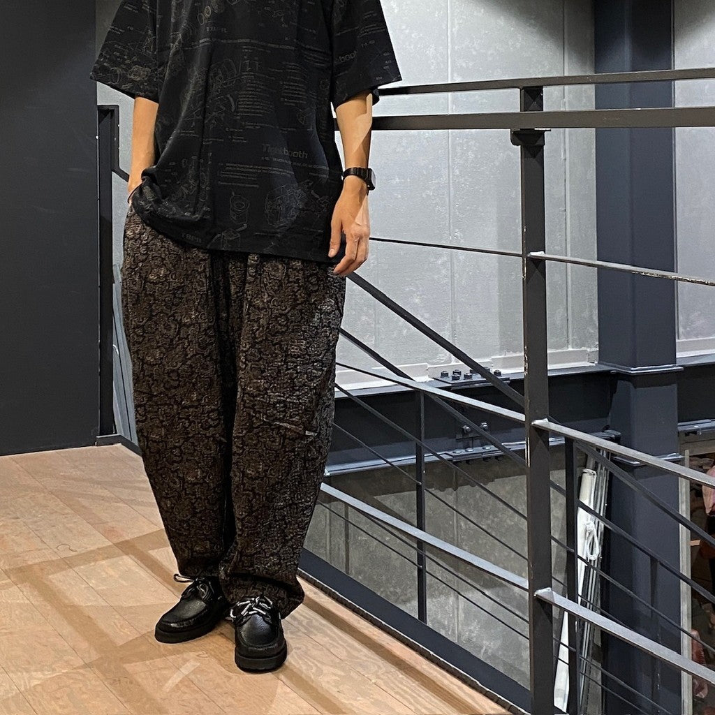 RIPPLE PAISLEY BALLOON PANTS #Black [SU24-B02] – cocorozashi