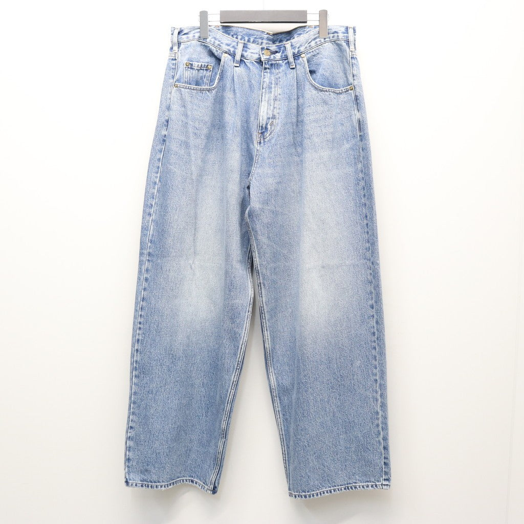 DENIM BAGGY PANTS #BLUE STONE [GH5S013D]