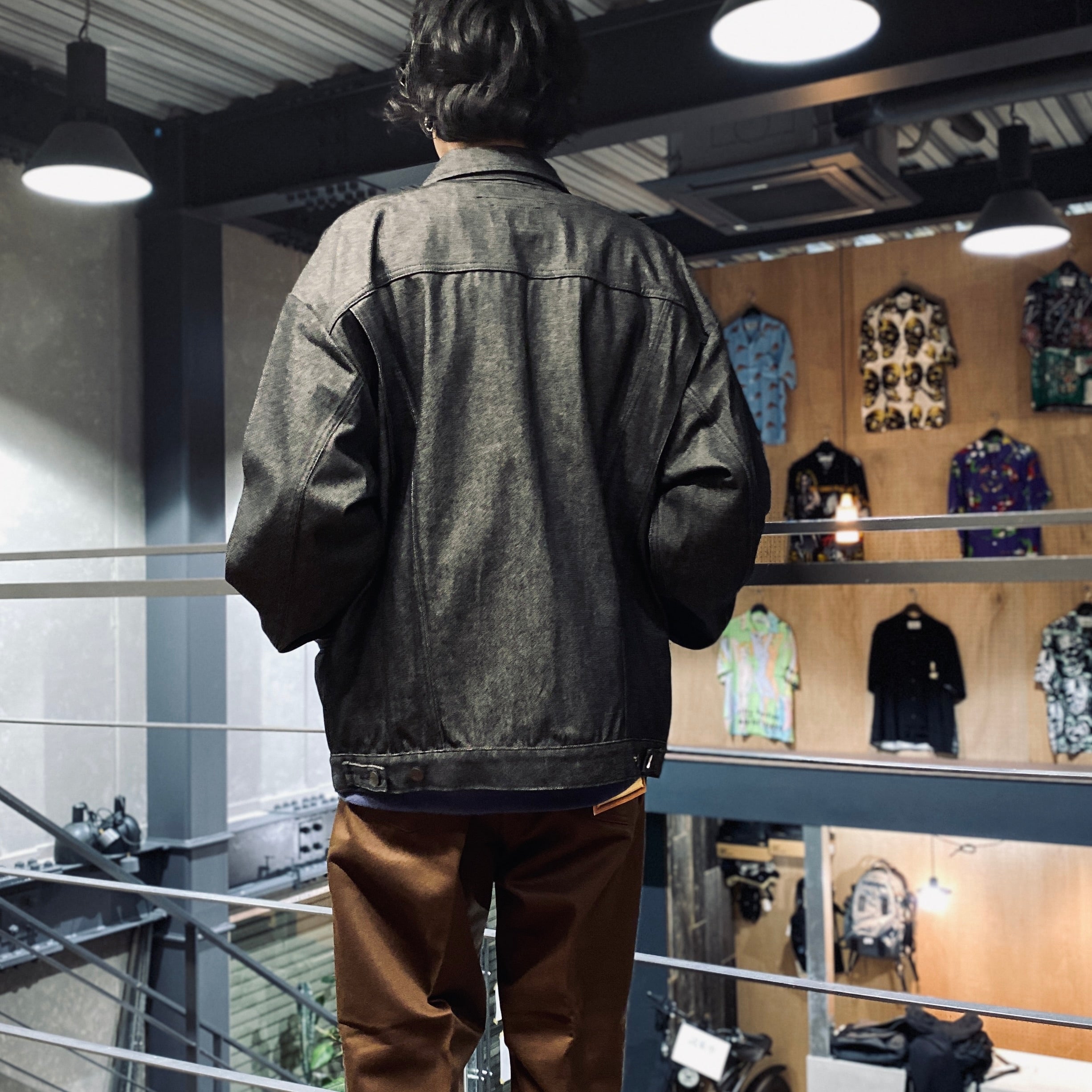 WACKO MARIA ワコマリア 22AW ×Wrangler TRUCKER JACKET ラングラー トラッカージャケット ワークジャケット 22FW-WMO-WG03 ブラック