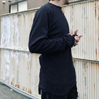 Combat Long Thermal With Damaged (CLASSIC WAFFLE KNIT) #BLACK [M-P2-TP6]