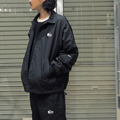 NYLON COACH JACKET #BLACK [CCC-243J001]