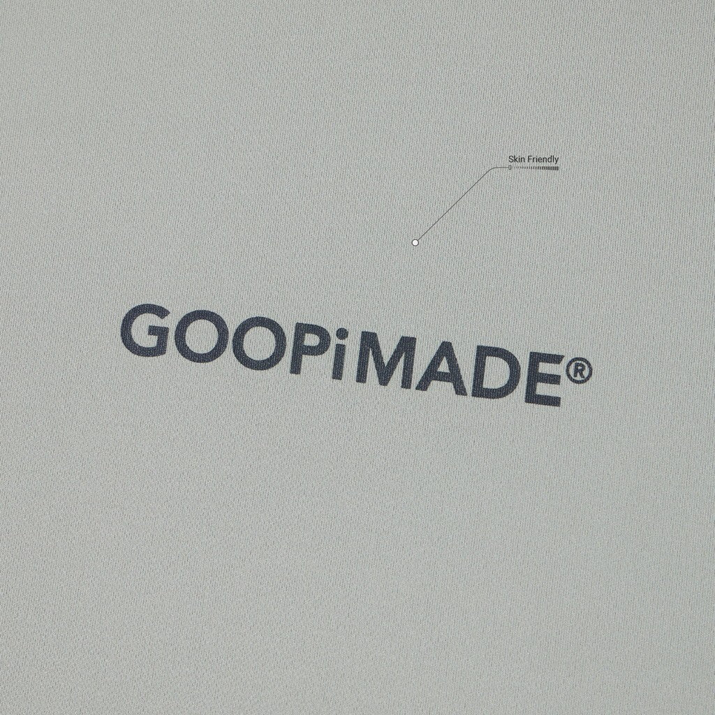 「DE-05」超大Logo T卹 #灰色 [GOOPI-24SS-AUG-03]