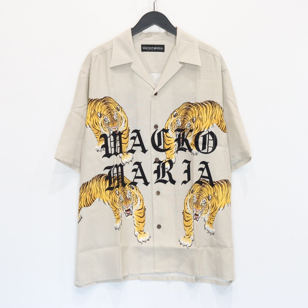 HAWAIIAN SHIRT S/S ( TYPE-7 ) #BEIGE [25SS-WMS-HI07]