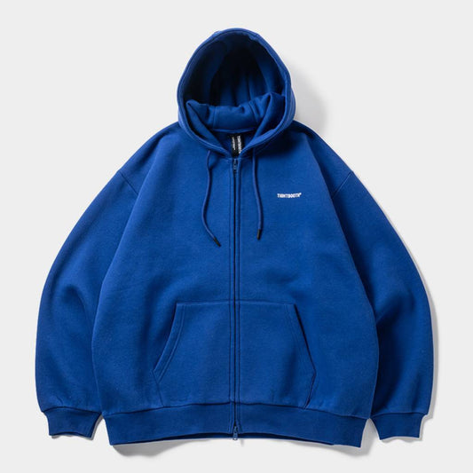 LOGO ZIP HOODED SWEAT SHIRT #BLUE [FW24-SW02]