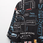 JEAN-MICHEL BASQUIAT | S/S HAWAIIAN SHIRT ( TYPE-1 ) #ONE [BASQUIAT-WM-HI25]