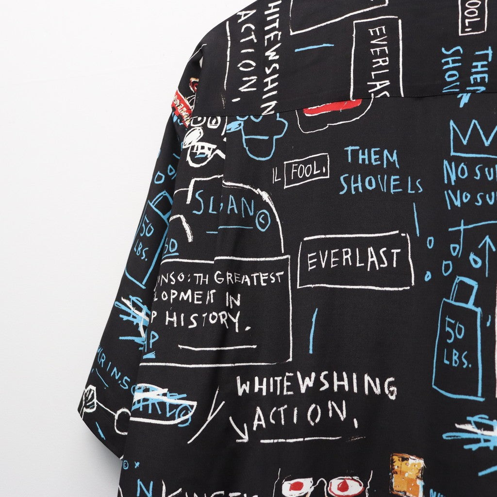 JEAN-MICHEL BASQUIAT | S/S HAWAIIAN SHIRT ( TYPE-1 ) #ONE [BASQUIAT-WM-HI25]