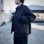 INSULATED WOOL BLOUSON JACKET #MOCHA [HOD25AWIWBJK]