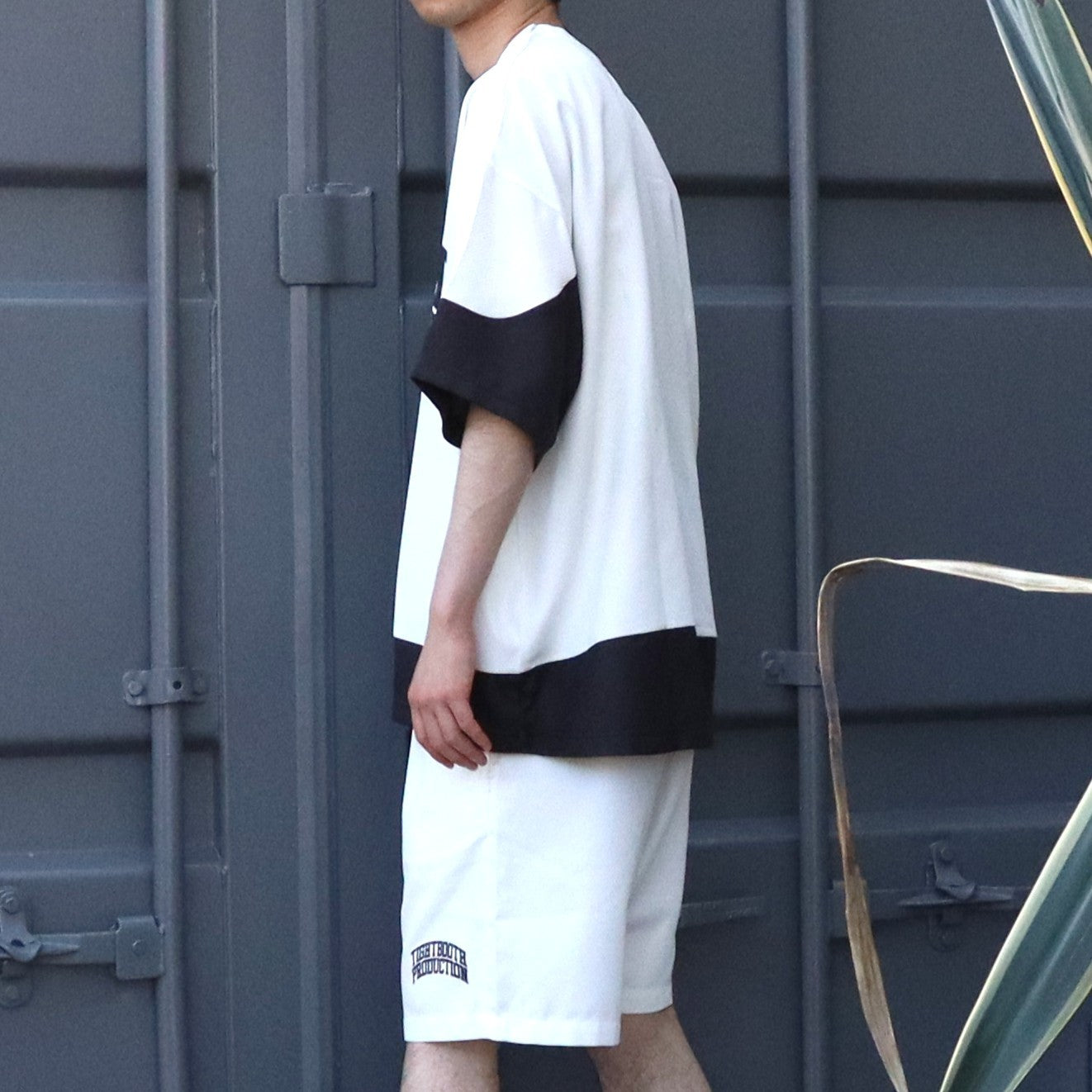 COLLEGE DOBBY S/S T-SHIRT #White [SU25-T01]