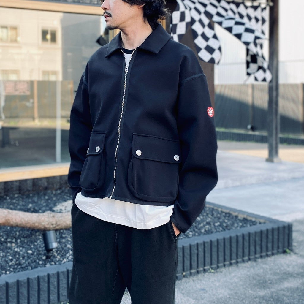 SMOOTH ZIP UP #BLACK [CES29CS16]