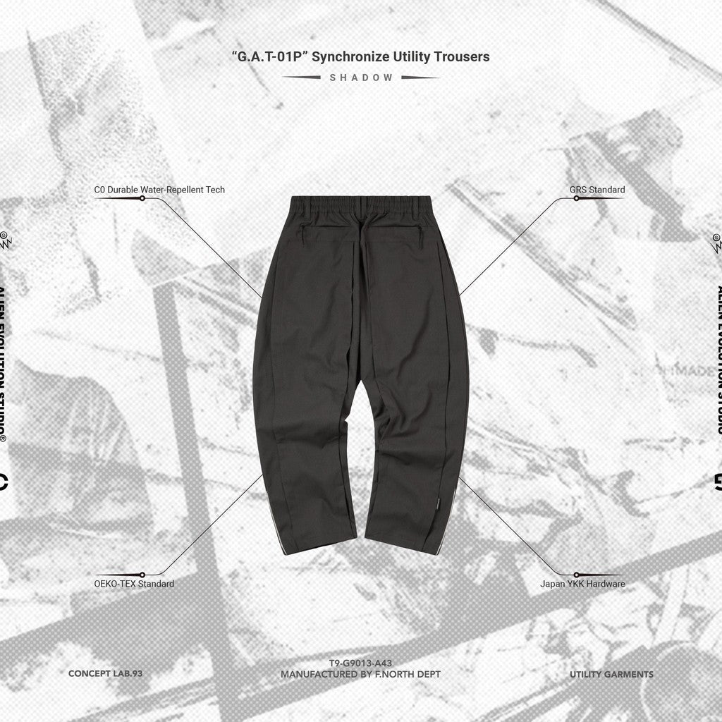 AES | "GAT-01P" Synchronize Utility Trousers #SHADOW [GOOPI-24AW-SEP-04]