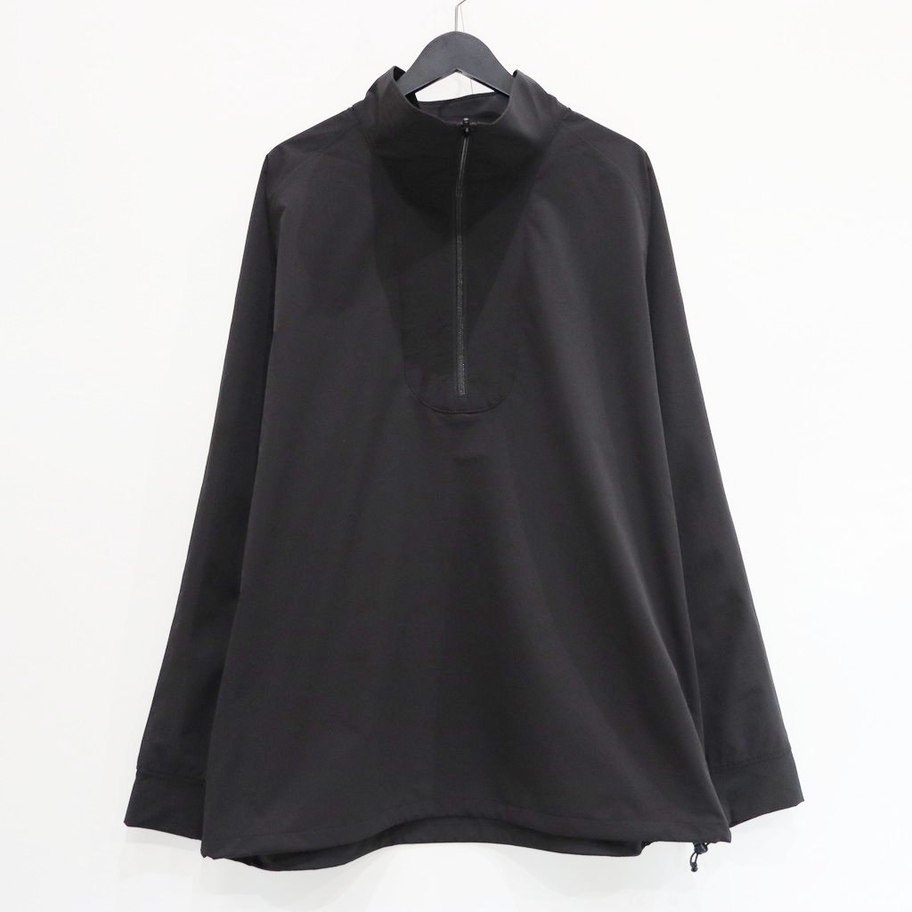【未使用】TECH HALFZIP STAND JACKET 黒 Mサイズ Tech Half-Zip Stand Jacket - Black | UP THERE