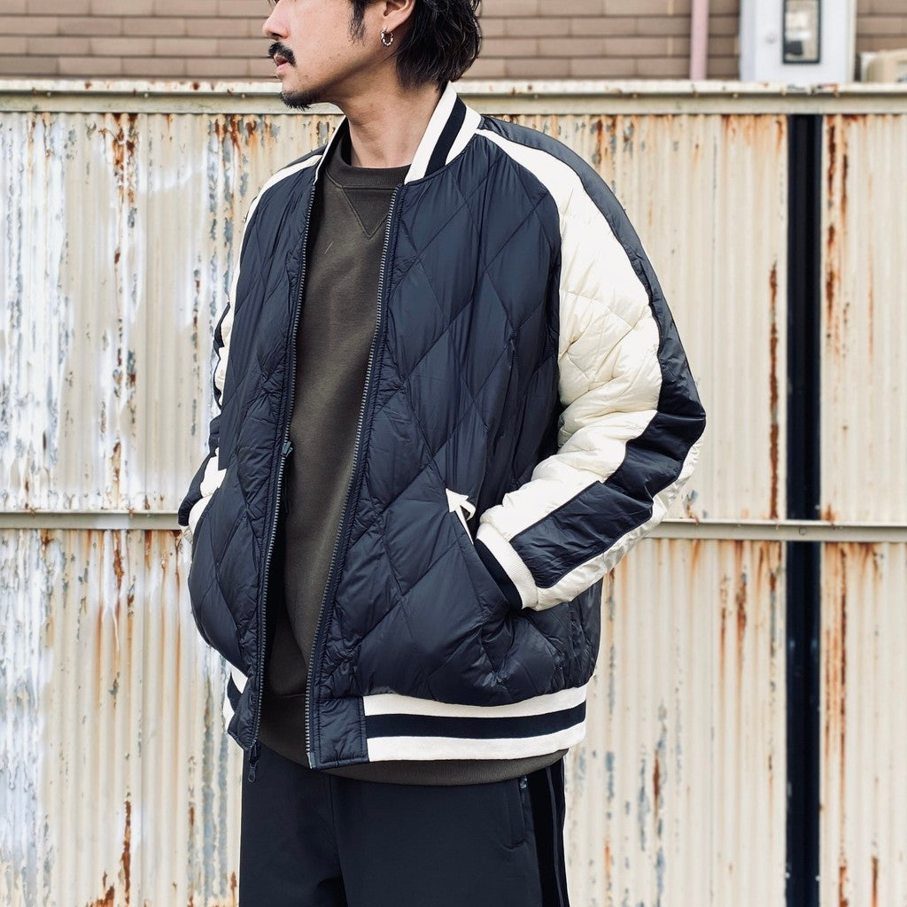 REVERSIBLE 「SKAJAN」 DOWN JACKET #D.NAVY×BK [TAION-JK04JS