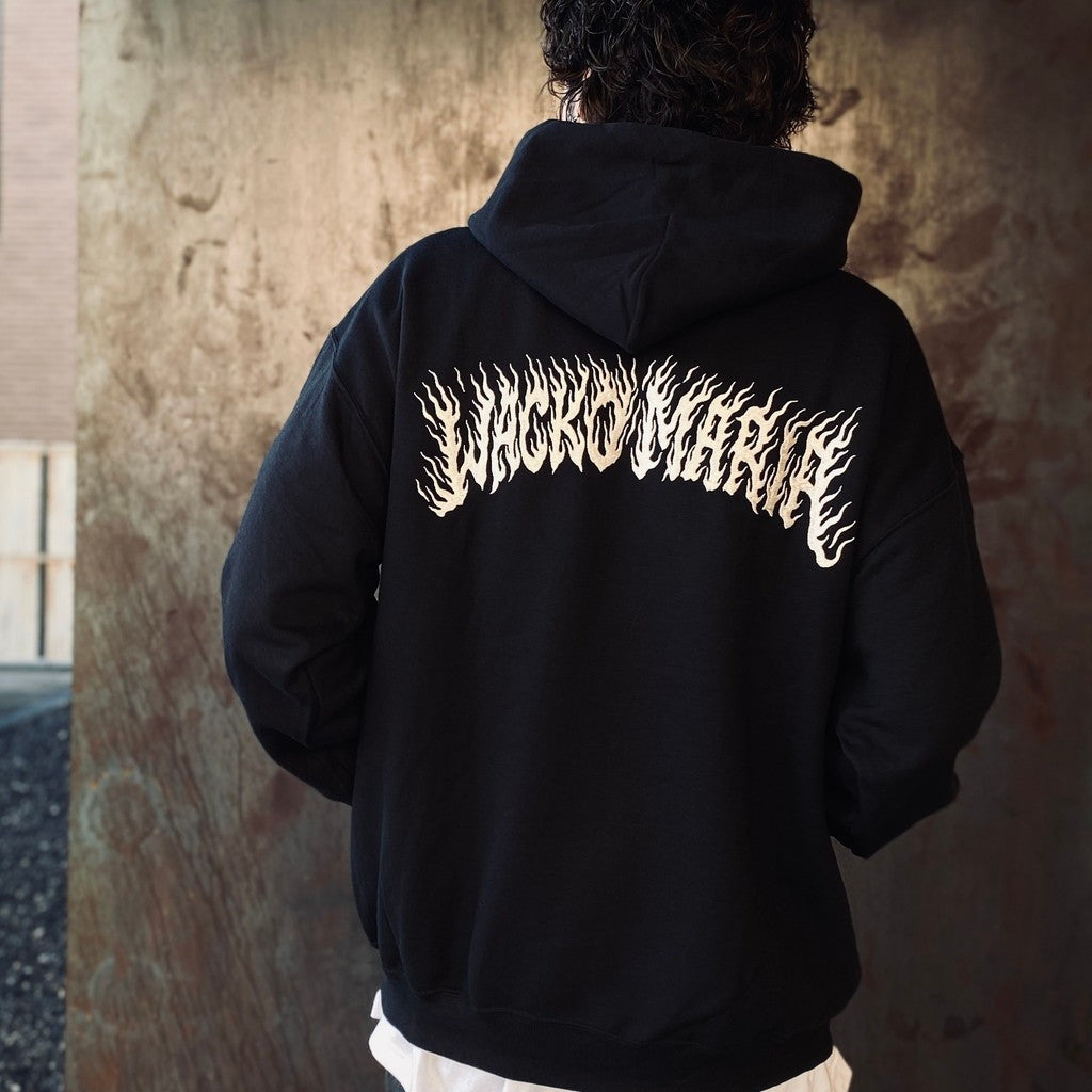 TIM LEHI | PULLOVER HOODED SWEAT SHIRT #BLACK [25FW-WMC-SS11]