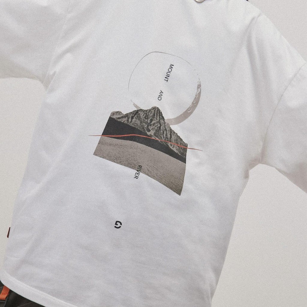 M005-i 「Crescent-G」 Graphic Tee #WHITE [GOOPI-24SS-APR-04]