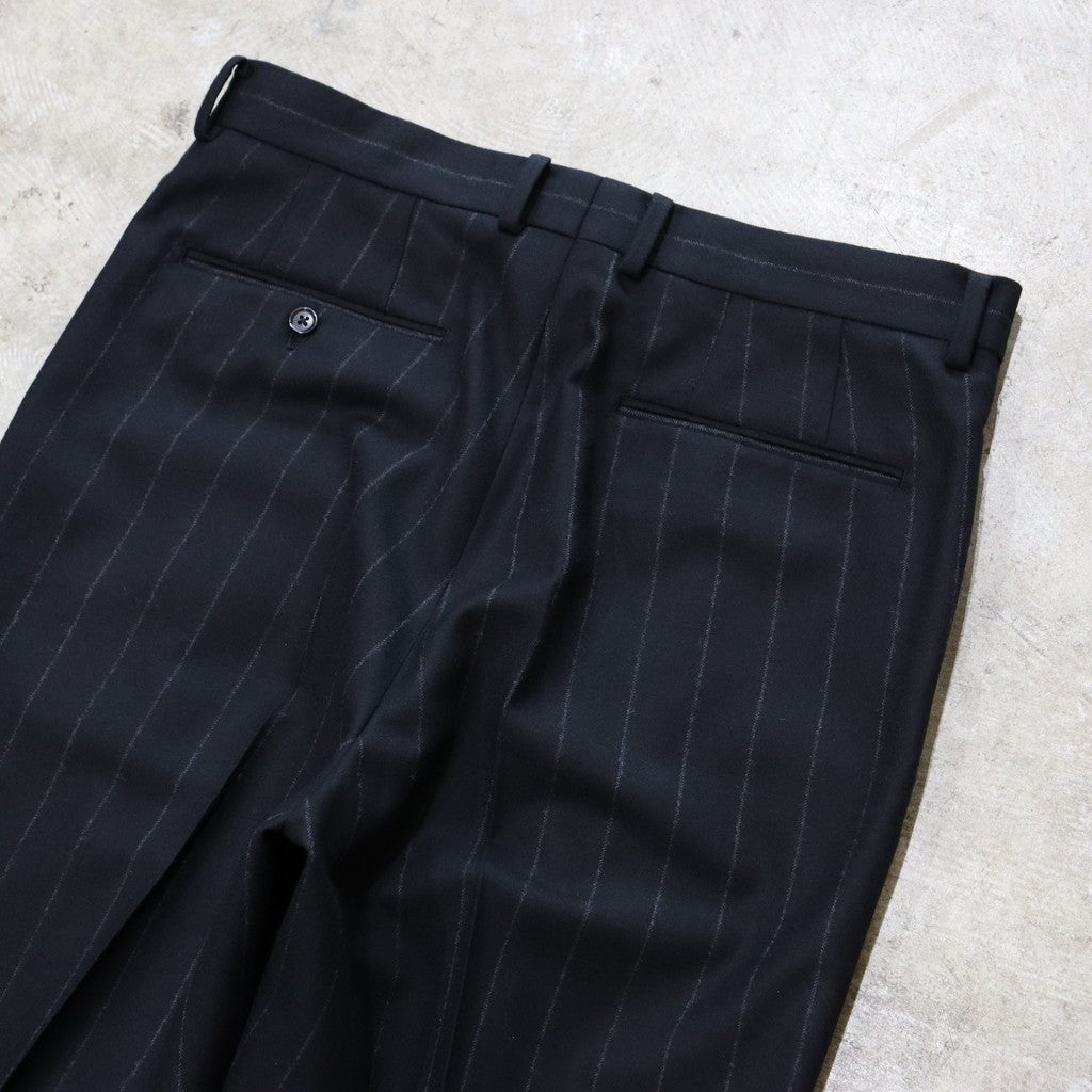 SINGLE BREASTED JACKET ( TYPE-8 ) &amp; TROUSERS #BLACK/GRAY STRIPE [24FW-WMO-SU08 / 24FW-WMP-TR23]