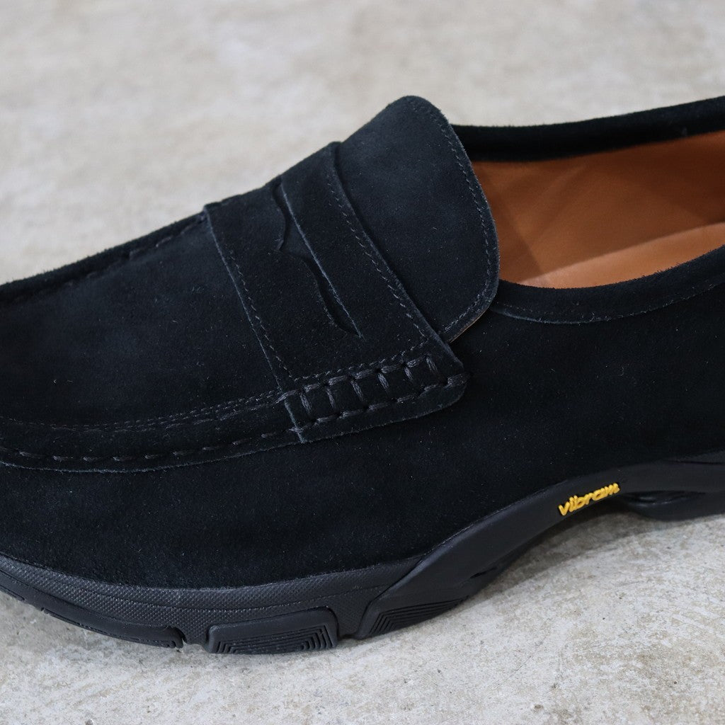 混合樂福鞋 #黑色絨面革 [MLS210301-24]