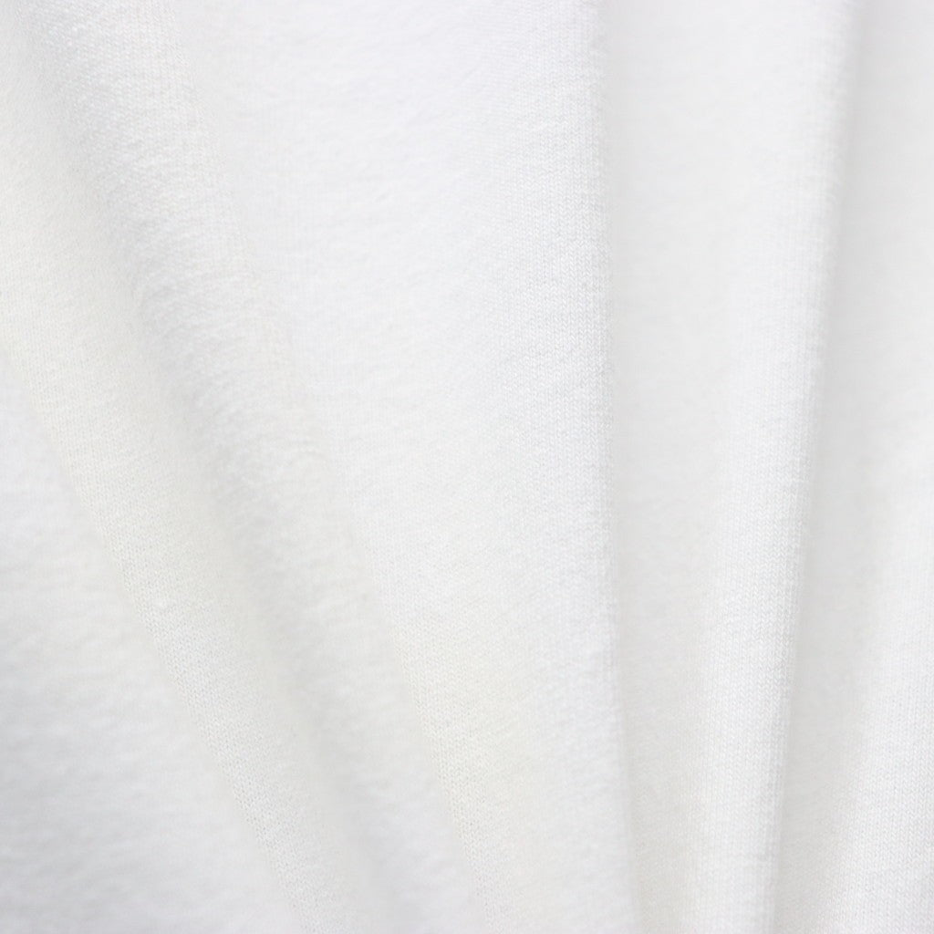 WASHED HEAVY WEIGHT CREW NECK T-SHIRT ( TYPE-1 ) #WHITE/BLACK [26SSE-WMT-WT01]