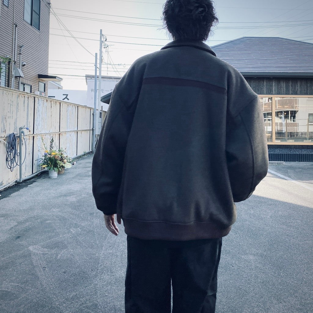 INSULATED WOOL BLOUSON JACKET #MOCHA [HOD25AWIWBJK]