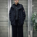OVERDYE ADJUSTMENT COAT #BLACK [CES26JK06]