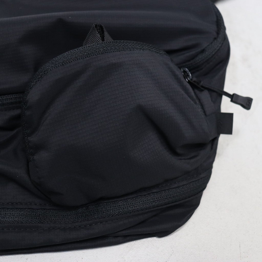 TECH PERTEX TRAVEL EXPAND FANNY BAG #BLACK [BB-34026]
