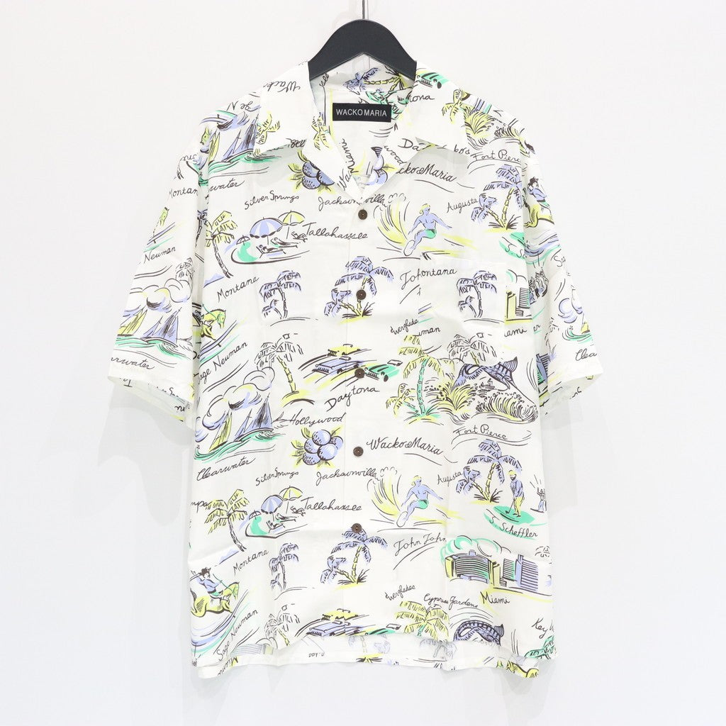 HAWAIIAN SHIRT S/S ( TYPE-2 ) #WHITE [25SS-WMS-HI02]