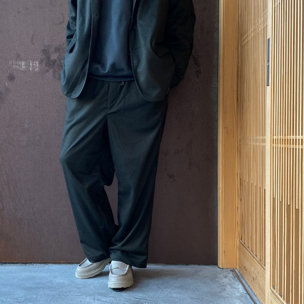 TECH EASY TROUSERS FLANNEL #D.OLIVE [BP-39026W]
