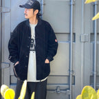 6W CORD BUTTON UP JACKET #BLACK [CES25JK14]