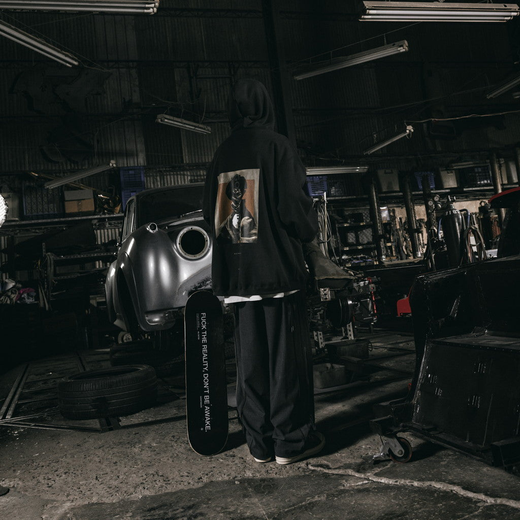 「G7-H1」陰影漆連帽衫#IRON [GOOPI-23AW-OCT-03]