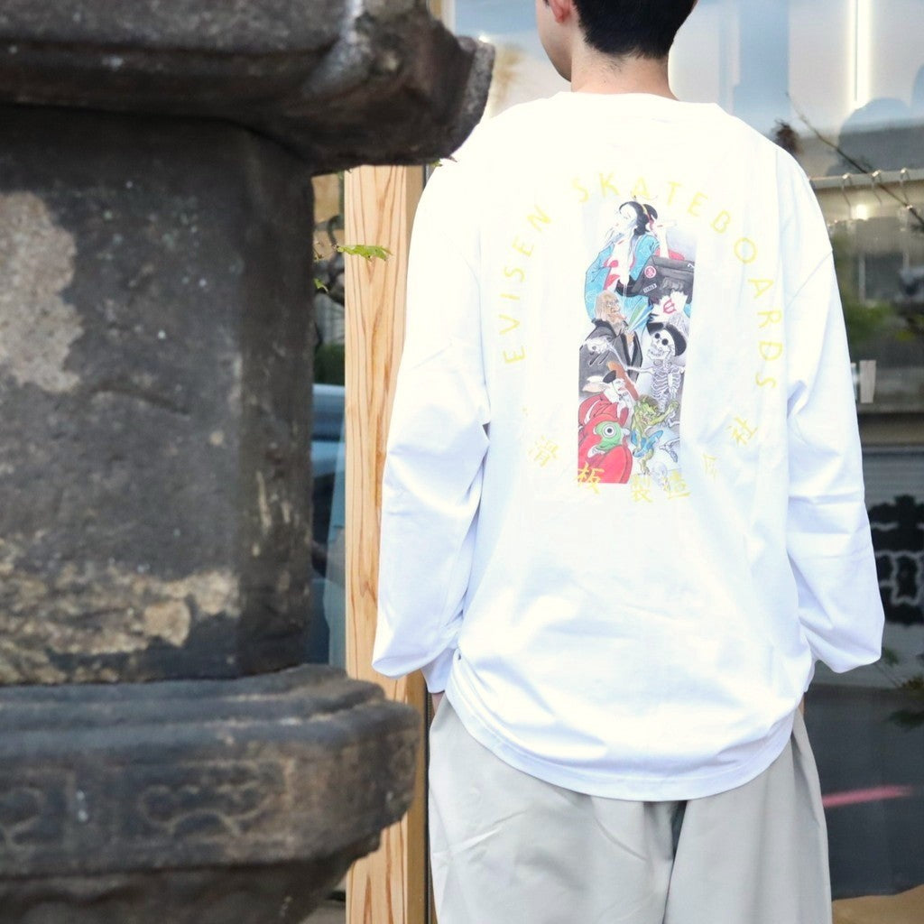 HYAKKI YAENZU LS TEE #White [26FW_T02]