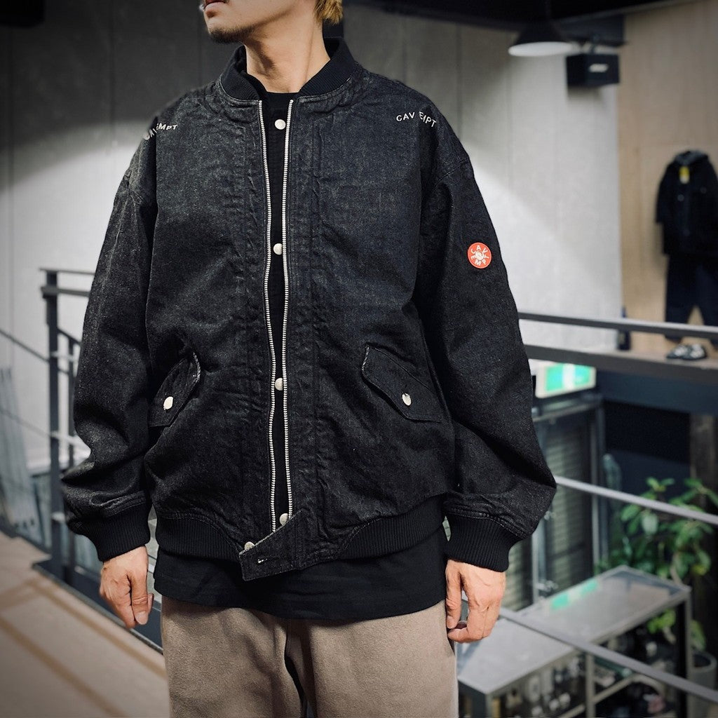 DBL FLAP ZIP JACKET #BLACK [CES27JK06]